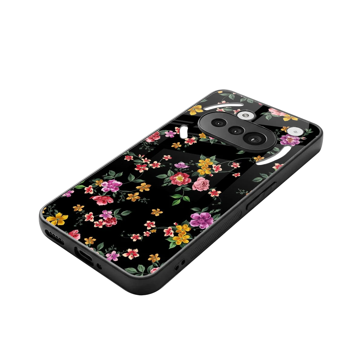 Petal Parade stylish phone case for nothing phone 3a | glossy glass and slim fit