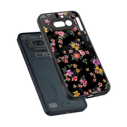 Petal Parade sleek nothing phone 4a cover with tempered glass back and TPU edges