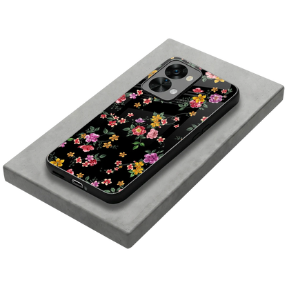 Petal Parade stylish phone case for oneplus nord 2t | glossy glass and slim fit