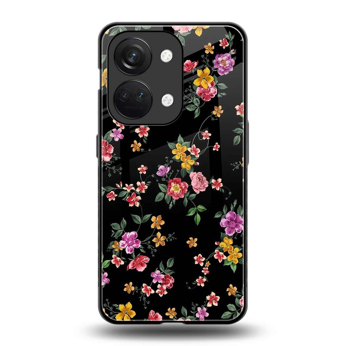 Petal Parade back phone cover | glass case for oneplus nord 3