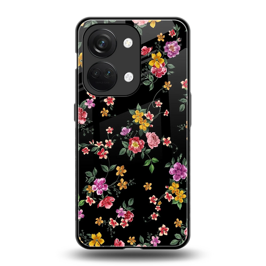 Petal Parade back phone cover | glass case for oneplus nord 3