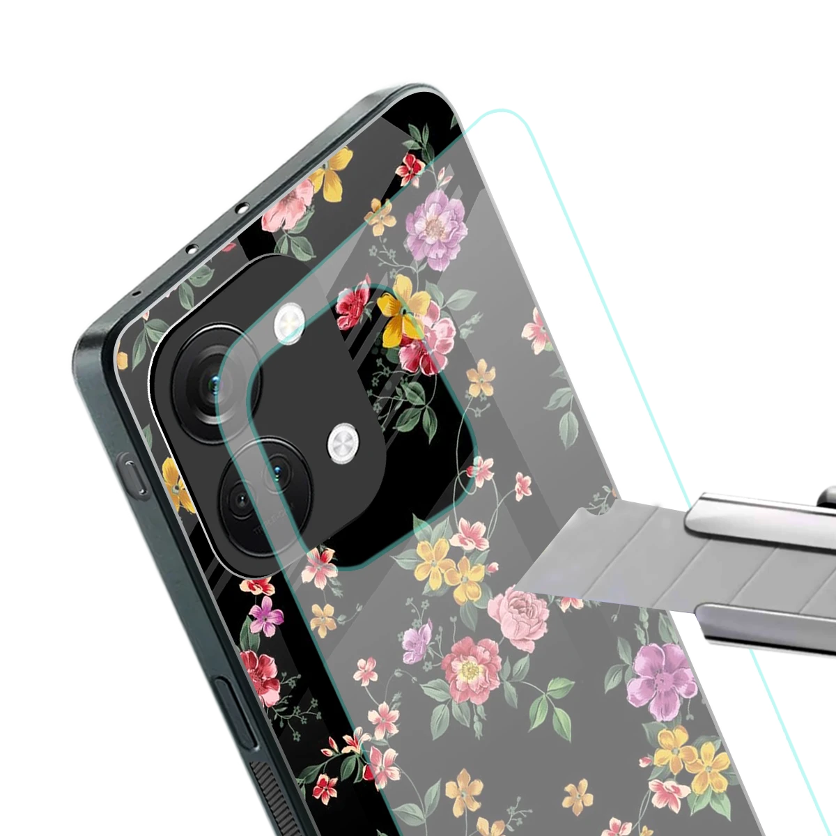 Petal Parade stylish phone case for oneplus nord 3 | glossy glass and slim fit