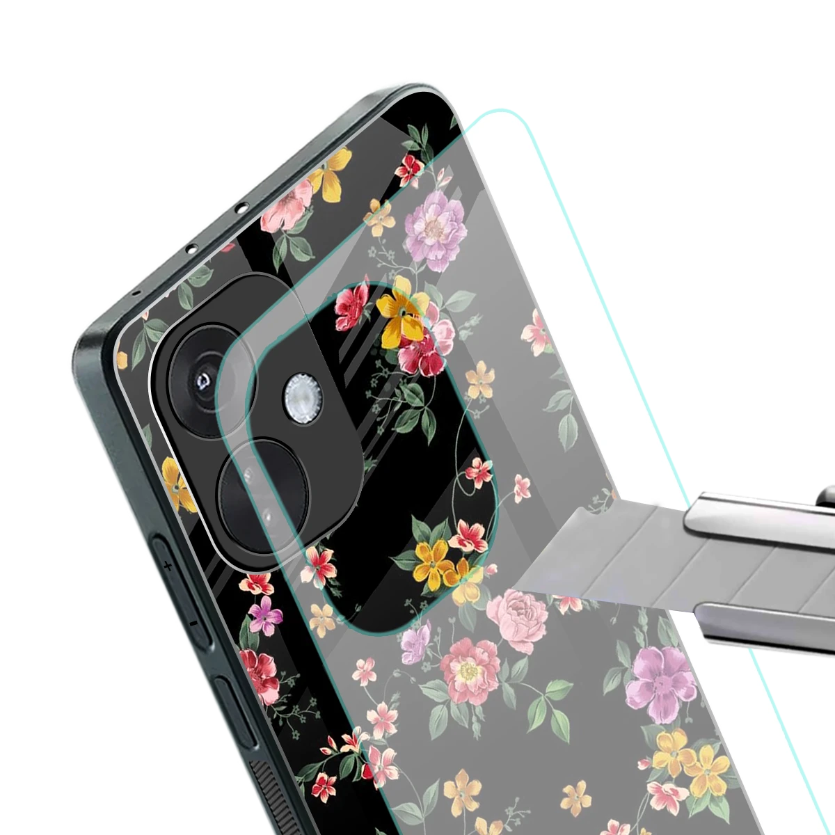 Petal Parade stylish phone case for oneplus nord ce 3 | glossy glass and slim fit