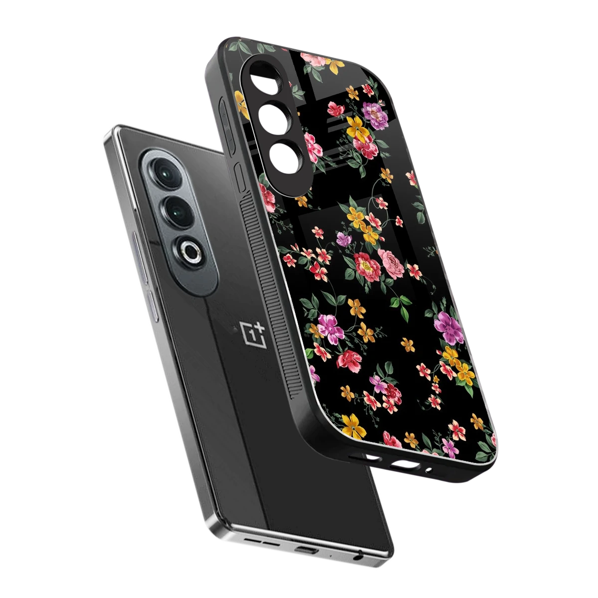 Petal Parade sleek oneplus nord ce 4 cover with tempered glass back and TPU edges