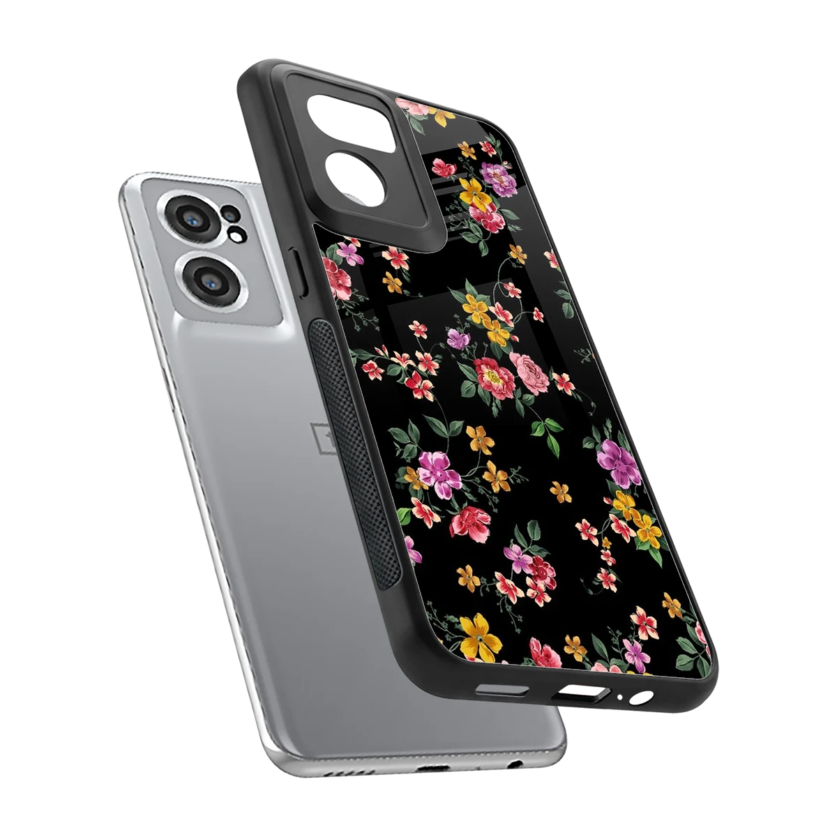Petal Parade sleek oneplus nord ce 2 cover with tempered glass back and TPU edges