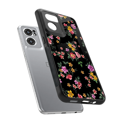 Petal Parade sleek oneplus nord ce 2 cover with tempered glass back and TPU edges