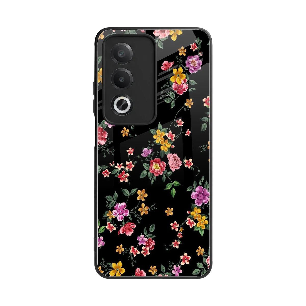 Petal Parade back phone cover | glass case for oppo a3 pro