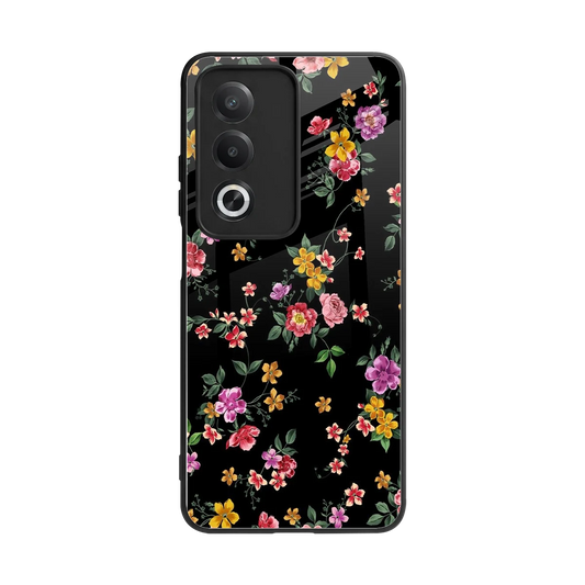 Petal Parade back phone cover | glass case for oppo a3 pro