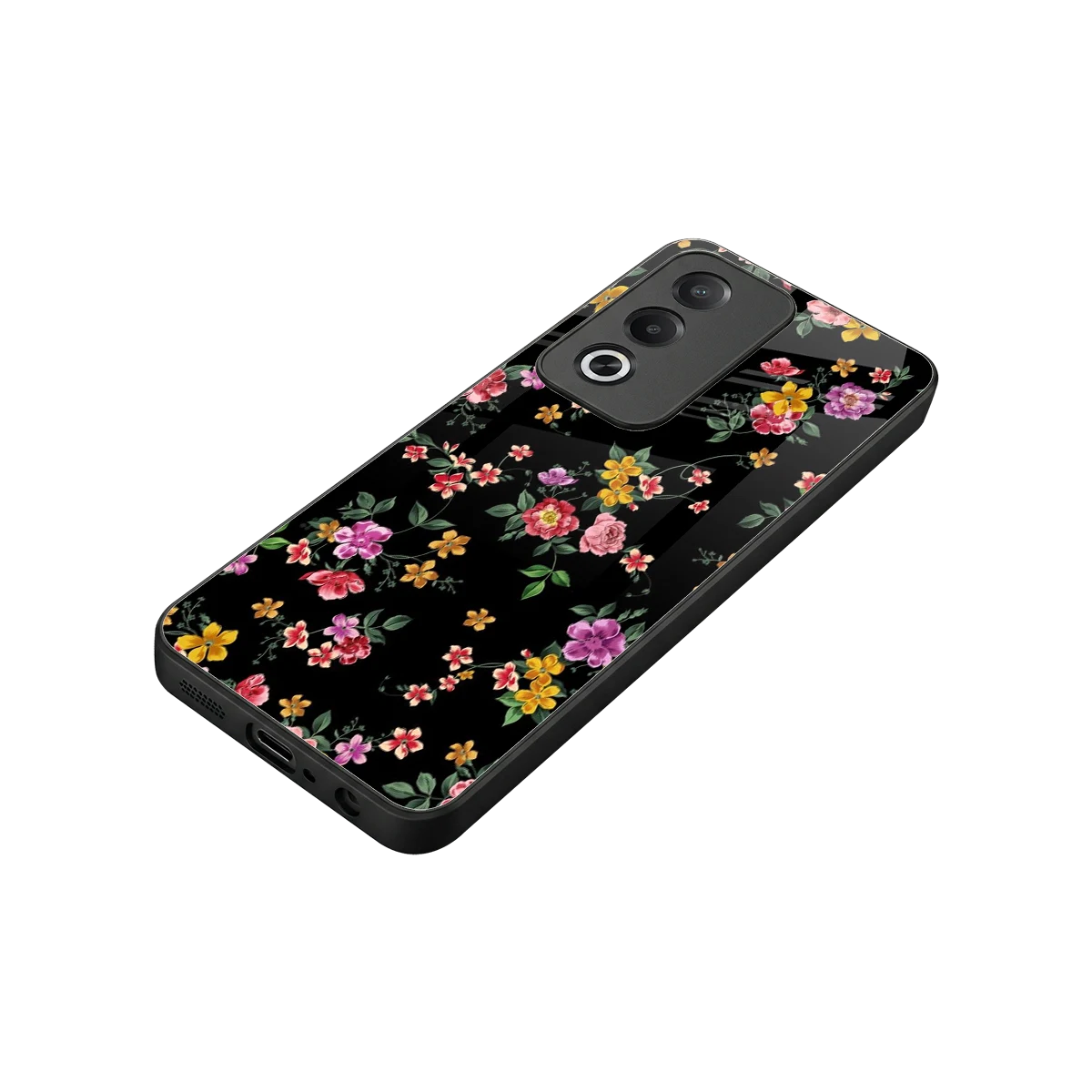 Petal Parade stylish phone case for oppo a3 pro | glossy glass and slim fit