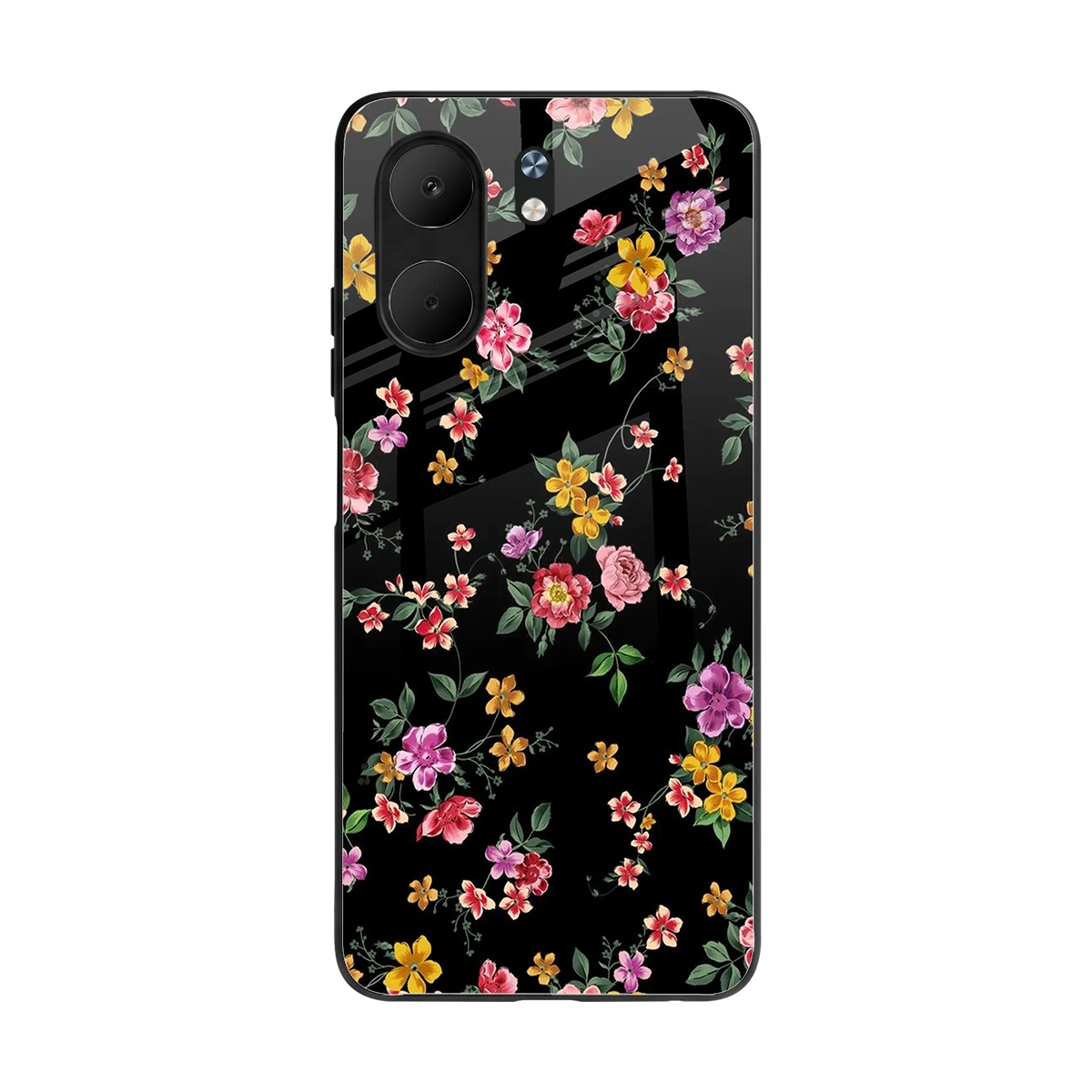Petal Parade back phone cover | glass case for oppo a5x 5g