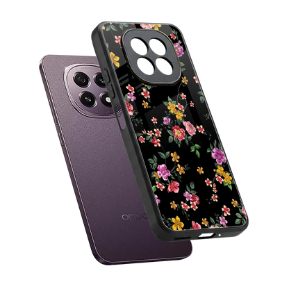 Petal Parade sleek oppo f29 5g cover with tempered glass back and TPU edges