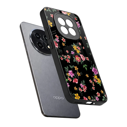 Petal Parade sleek oppo f29 pro 5g cover with tempered glass back and TPU edges