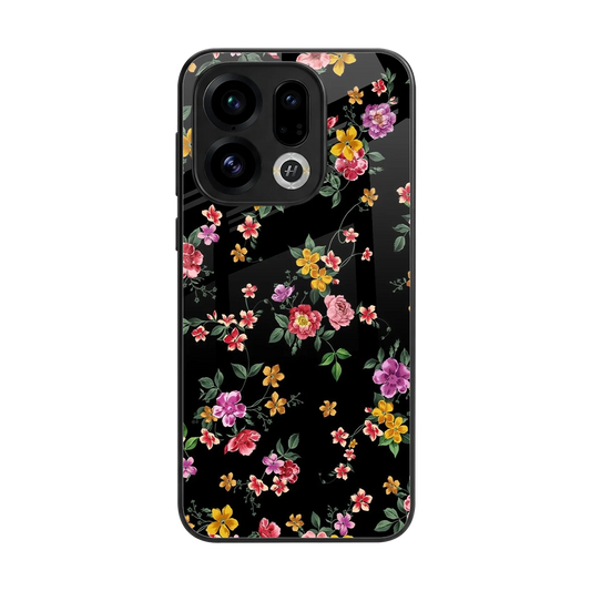 Petal Parade back phone cover | glass case for oppo find x9