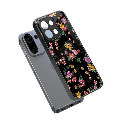 Petal Parade sleek oppo k13 5g cover with tempered glass back and TPU edges