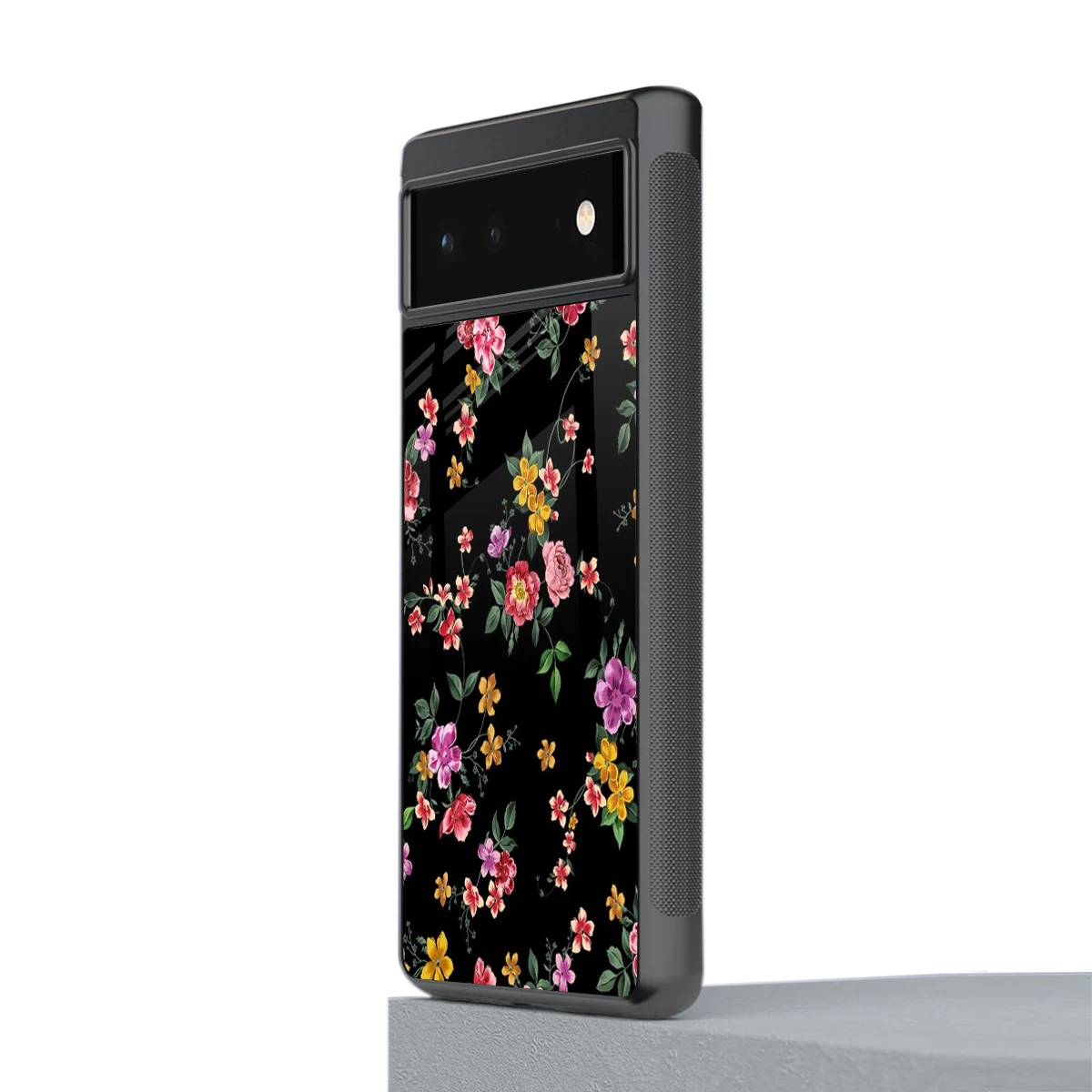 Petal Parade stylish phone case for google pixel 6a | glossy glass and slim fit