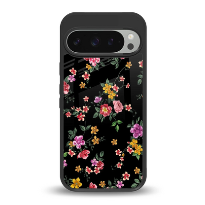Petal Parade back phone cover | glass case for google pixel 9 pro