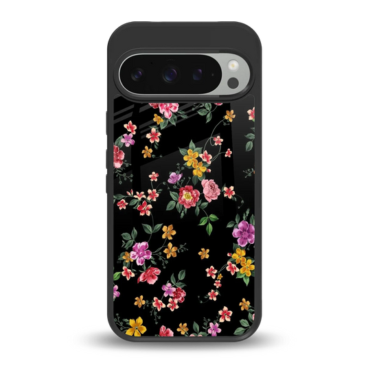 Petal Parade back phone cover | glass case for google pixel 9 pro