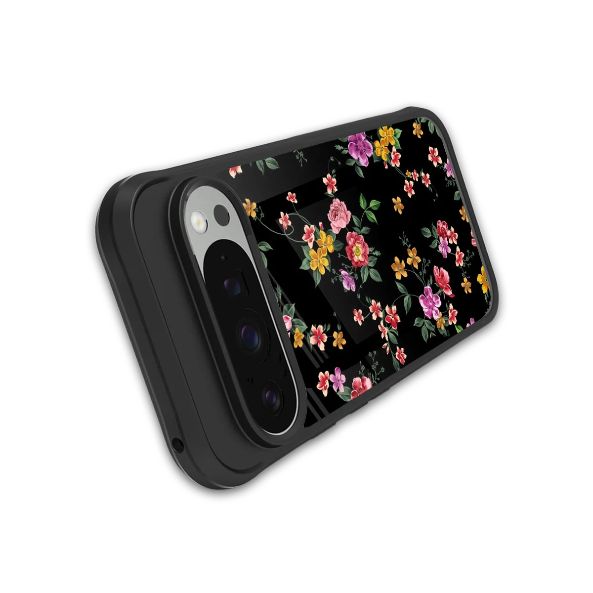 Petal Parade stylish phone case for google pixel 9 pro | glossy glass and slim fit