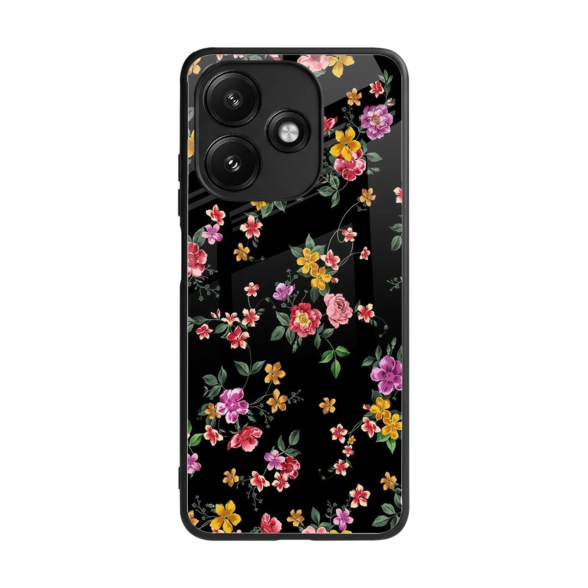 Petal Parade back phone cover | glass case for redmi 12 5g