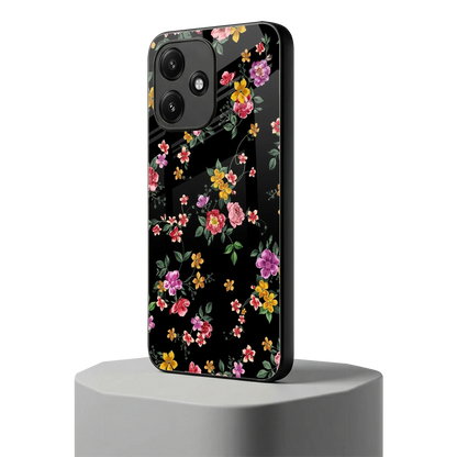 Petal Parade redmi 12 5g mobile cover | shockproof glass phone case