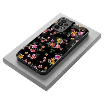 Petal Parade stylish phone case for samsung galaxy a23 | glossy glass and slim fit