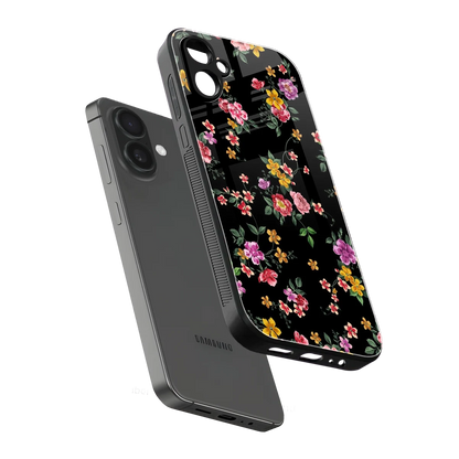 Petal Parade sleek samsung galaxy a06 5g cover with tempered glass back and TPU edges