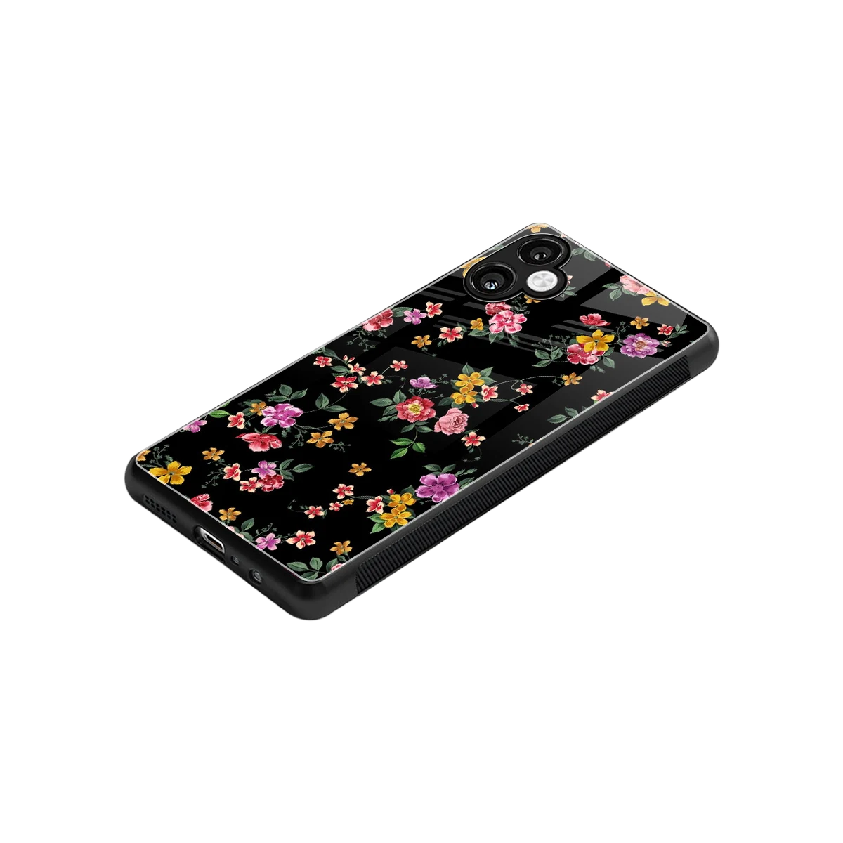 Petal Parade stylish phone case for samsung galaxy a06 5g | glossy glass and slim fit