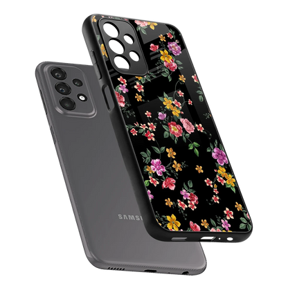 Petal Parade sleek samsung galaxy a23 cover with tempered glass back and TPU edges