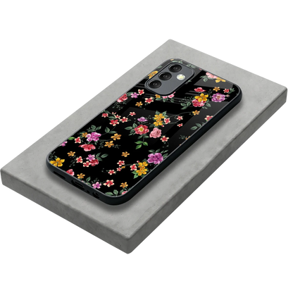 Petal Parade stylish phone case for samsung galaxy m14 5g | glossy glass and slim fit