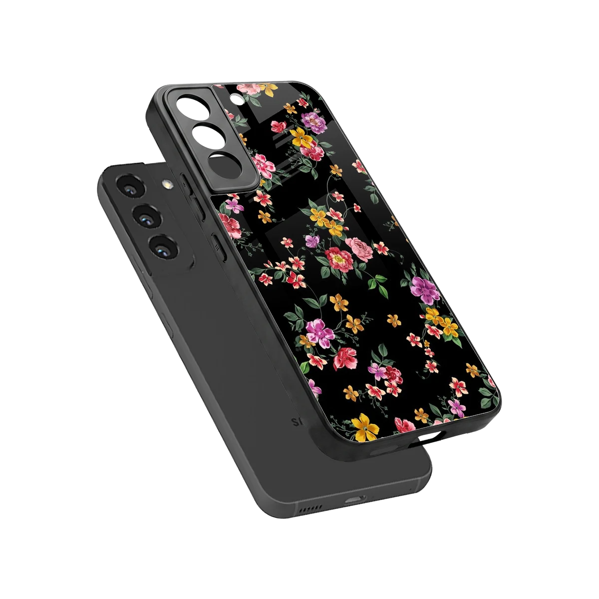 Petal Parade sleek samsung galaxy s22 cover with tempered glass back and TPU edges