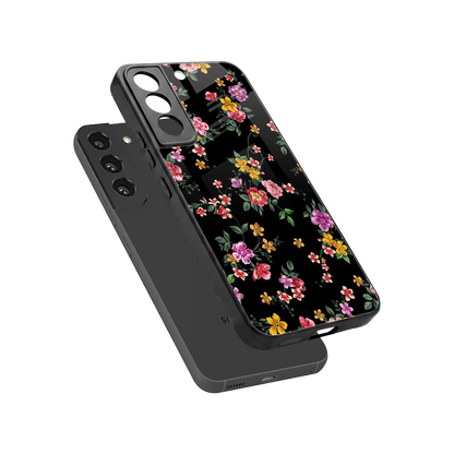 Petal Parade sleek samsung galaxy s22 cover with tempered glass back and TPU edges