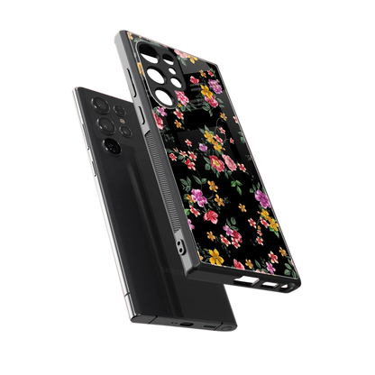 Petal Parade sleek samsung galaxy s24 ultra cover with tempered glass back and TPU edges
