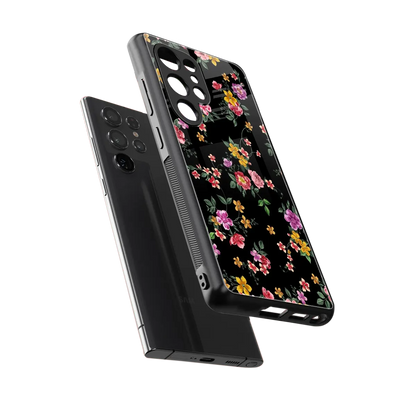 Petal Parade sleek samsung galaxy s25 ultra cover with tempered glass back and TPU edges