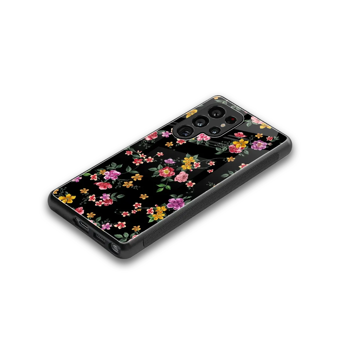 Petal Parade stylish phone case for samsung galaxy s25 ultra | glossy glass and slim fit