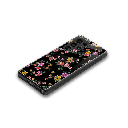 Petal Parade stylish phone case for samsung galaxy s25 ultra | glossy glass and slim fit