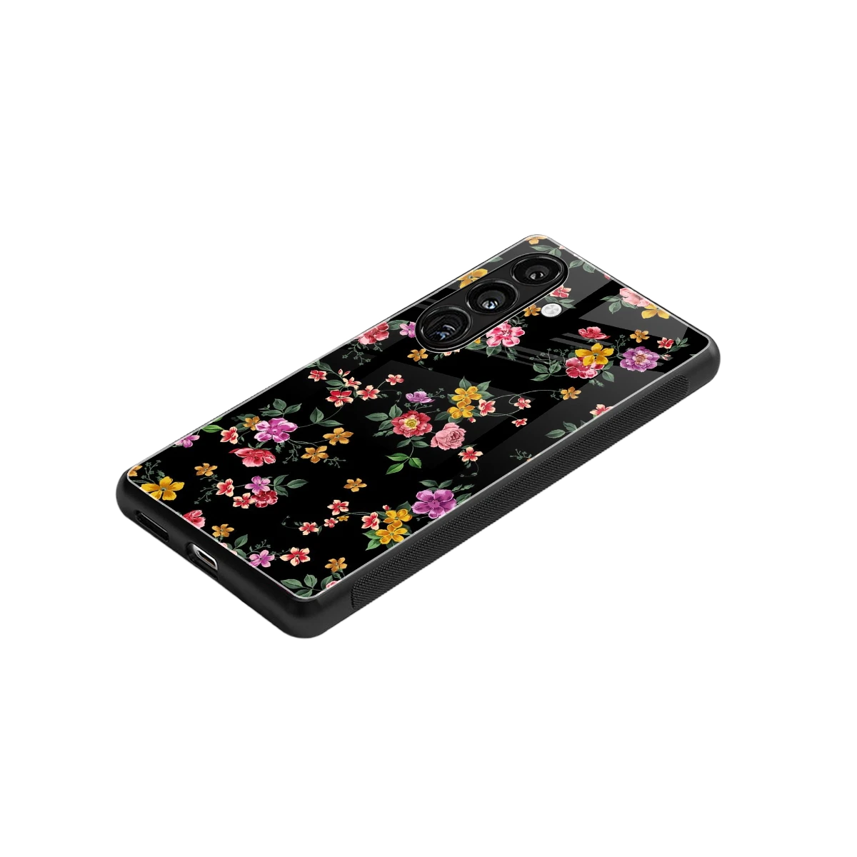 Petal Parade stylish phone case for samsung galaxy s23 fe | glossy glass and slim fit