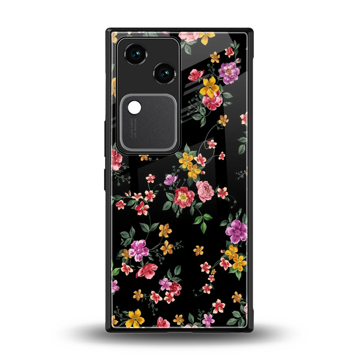 Petal Parade back phone cover | glass case for vivo v30