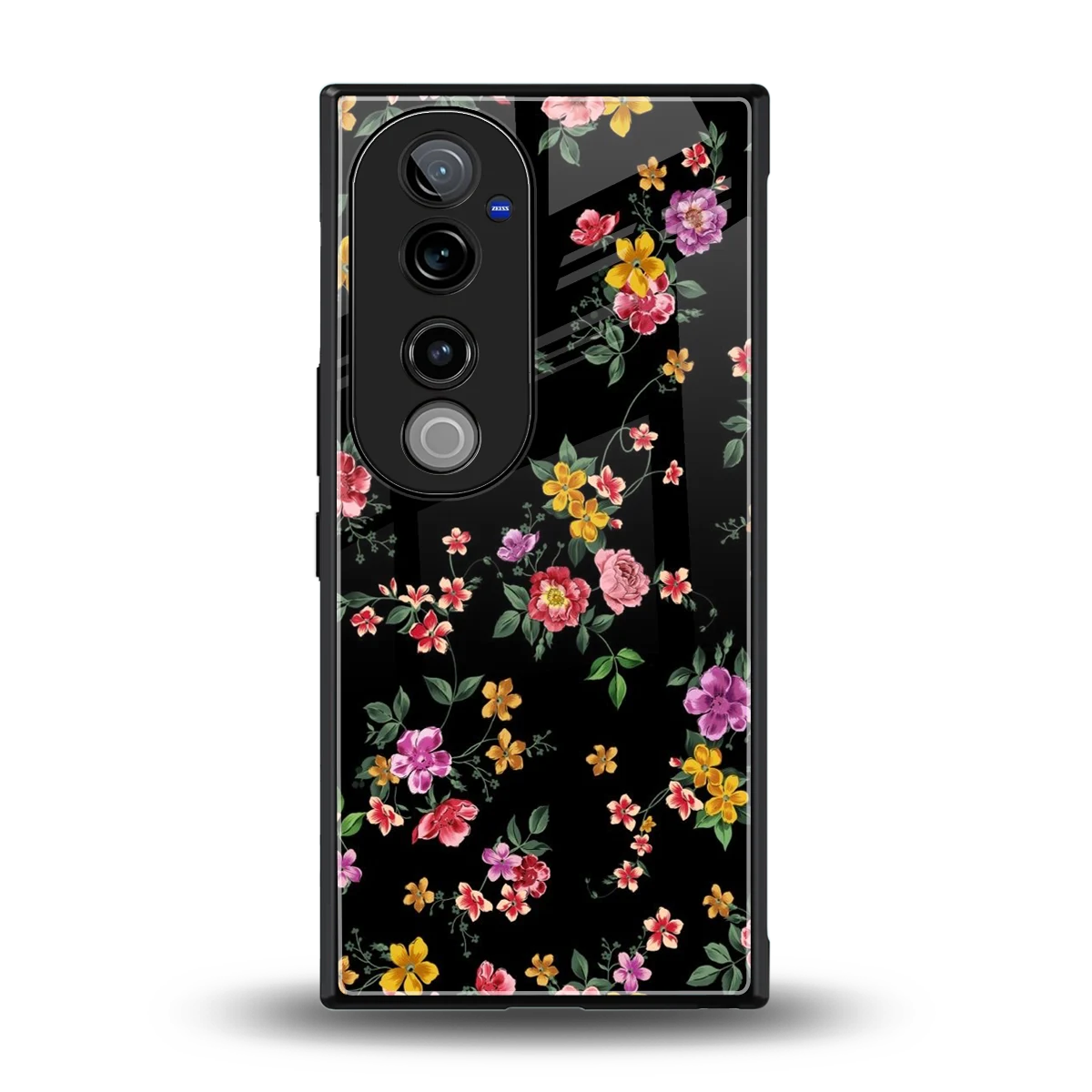 Petal Parade back phone cover | glass case for vivo v40 pro
