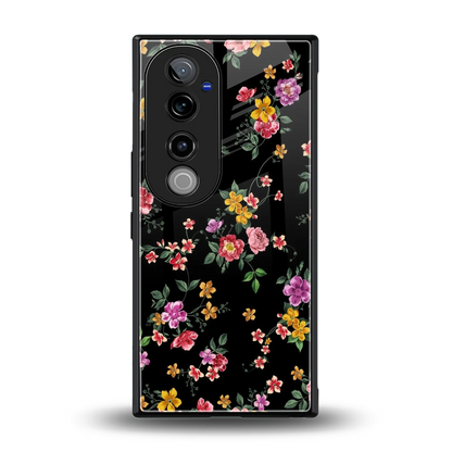 Petal Parade back phone cover | glass case for vivo v40 pro