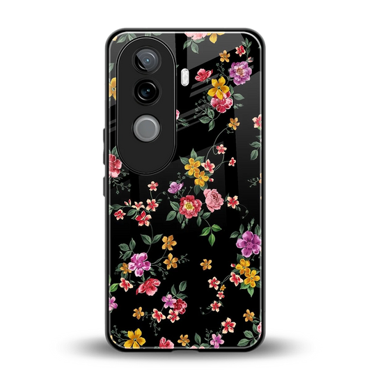 Petal Parade back phone cover | glass case for vivo v40e