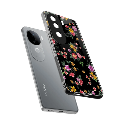Petal Parade sleek vivo v40e cover with tempered glass back and TPU edges