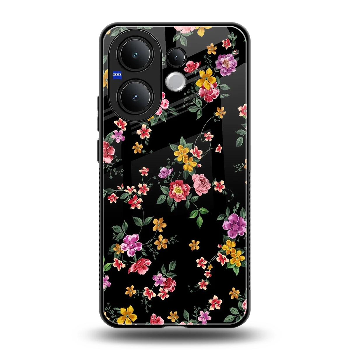 Petal Parade back phone cover | glass case for vivo v60