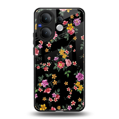 Petal Parade back phone cover | glass case for vivo v60