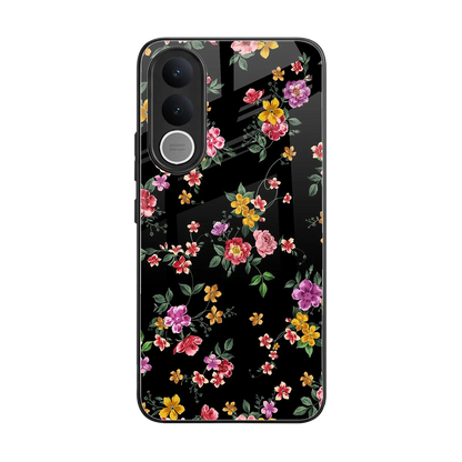 Petal Parade back phone cover | glass case for vivo v70 fe