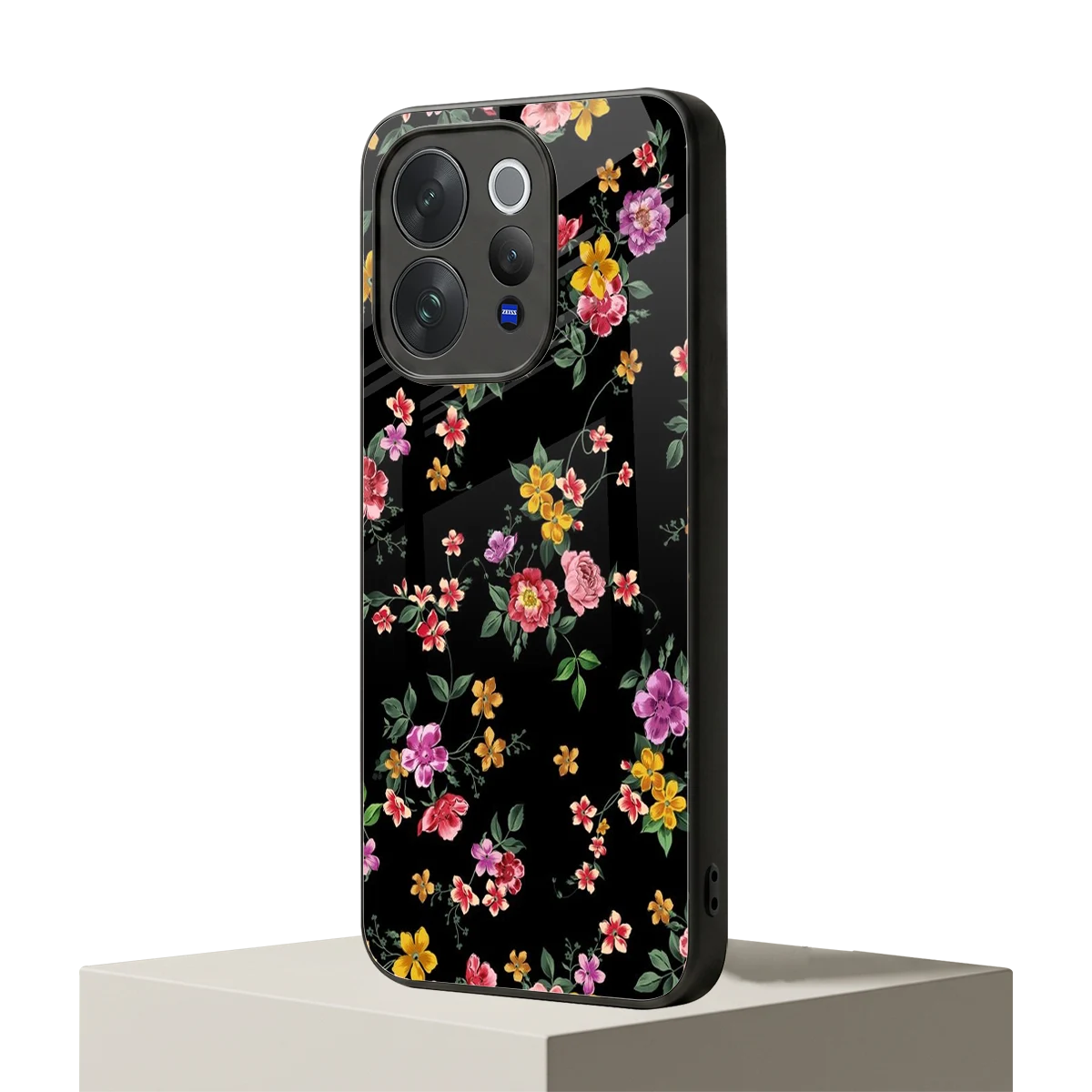 Petal Parade vivo v70 mobile cover | shockproof glass phone case