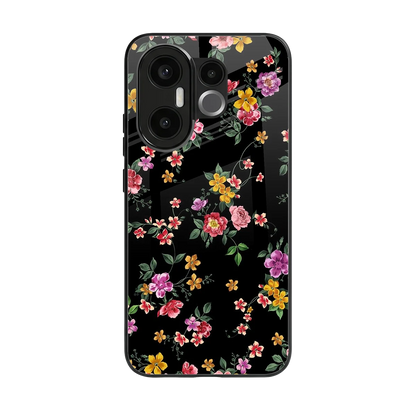 Petal Parade back phone cover | glass case for vivo x200 fe
