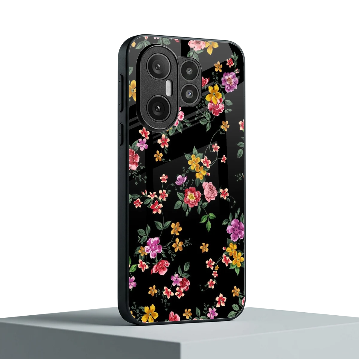 Petal Parade vivo x200 fe mobile cover | shockproof glass phone case