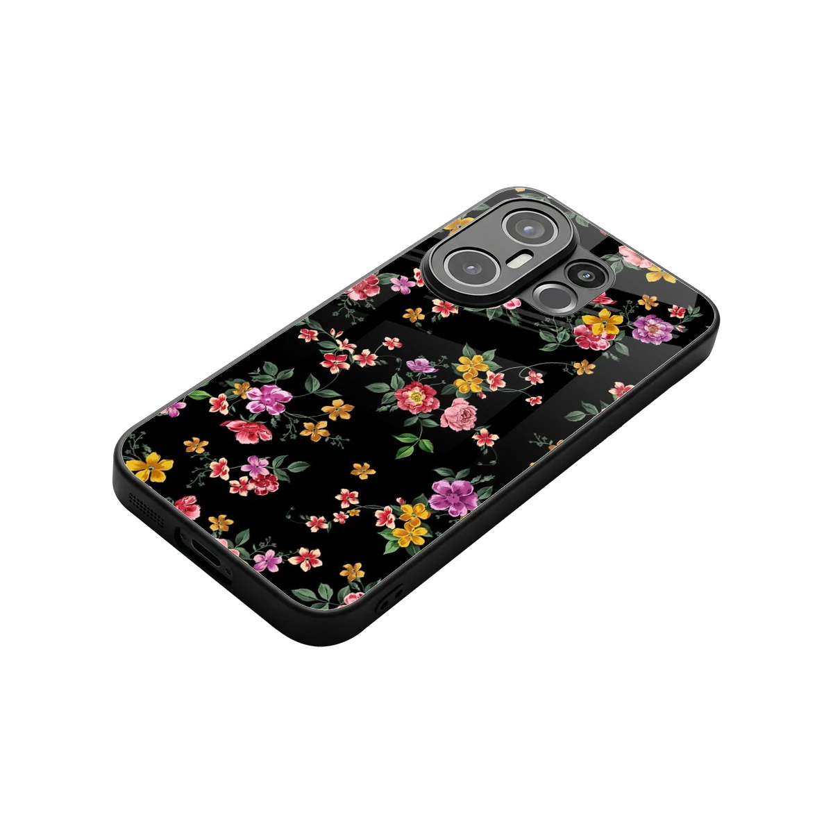 Petal Parade stylish phone case for vivo x200 fe | glossy glass and slim fit