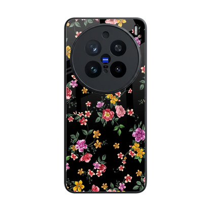 Petal Parade back phone cover | glass case for vivo x200 pro
