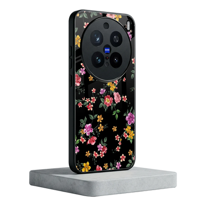 Petal Parade vivo x200 pro mobile cover | shockproof glass phone case